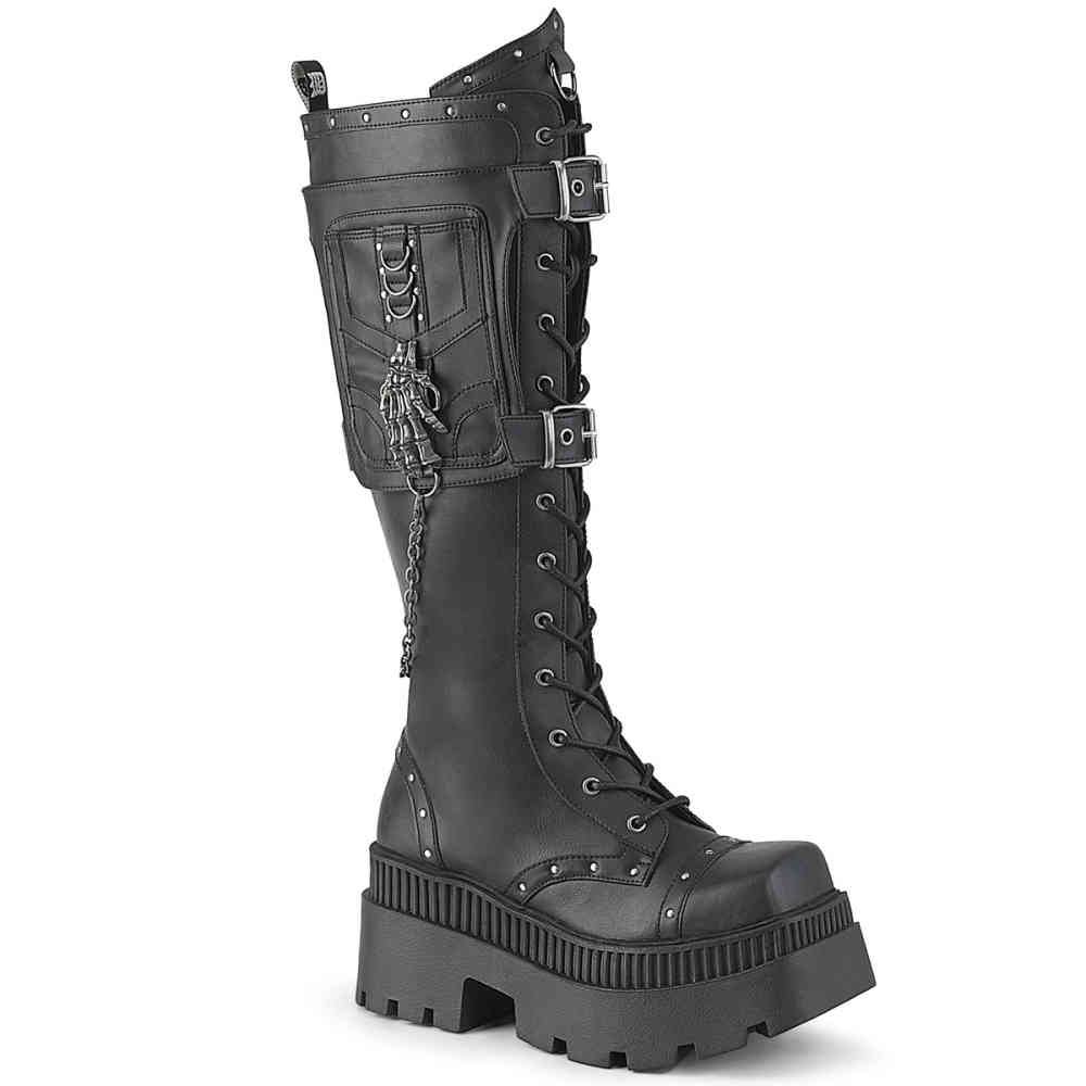 DemoniaCult - WRATH205 Bottes de plateforme - Noir Product image